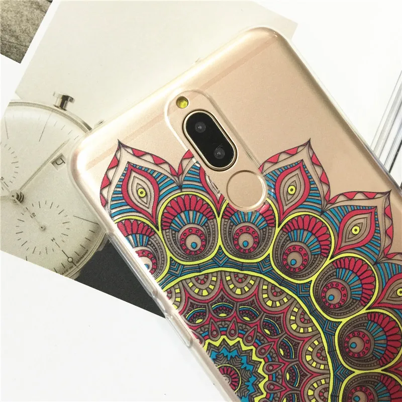 Huawei nova 2i Case Silicon mandala totem Painting Soft TPU Back Cover for Phone fitted shell |