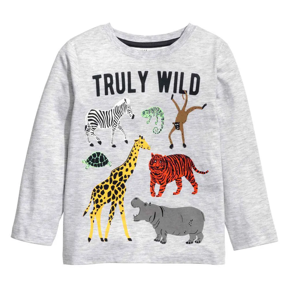

Jumping Meters Animal Boys shirt Baby Clothes 2018 Brand Dinosaur Animal Kids T-shirts for Clothing Children Long Sleeve Autumn