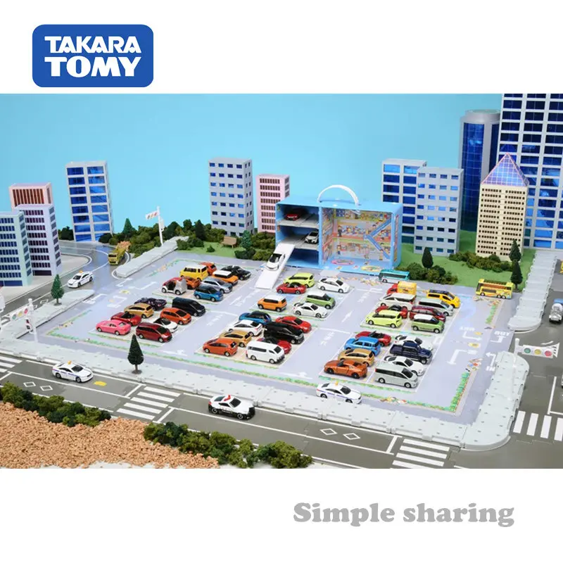 Takara Tomy Tomica город строительная игрушка модель набор горячая миниатюрная