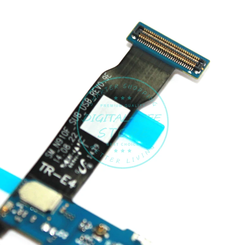 Протестировано для Samsung Galaxy Note 4 N910F USB гибкий кабель док-станция порт микрофон