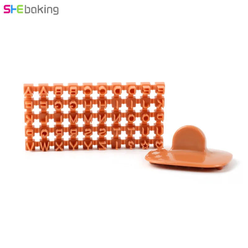 Shebaking 1 шт. Алфавит Письмо печенье формочка для печенья пресс-штамп тиснение DIY Инструменты для украшения тортов из мастики формы для выпечки