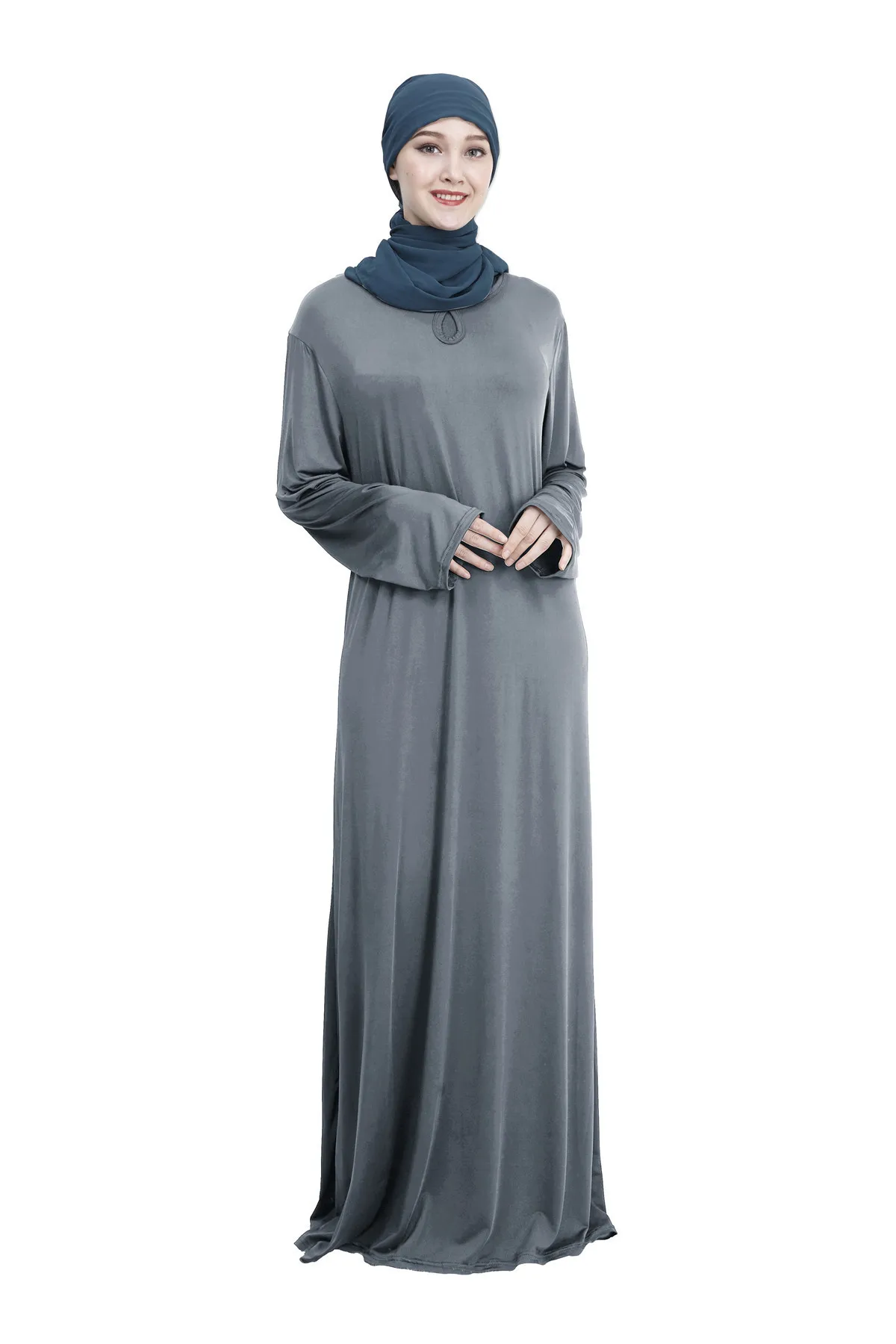 can pick color size Arab Long Plain Abaya Islamic Dress Middle East Lady's Gown (exclude Hijab) 130~150cm | Тематическая одежда