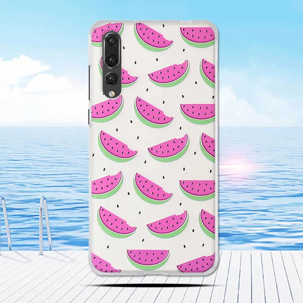 6 1 &quotдля Huawei P20 Pro Чехол плюс ТПУ Мягкий силиконовый чехол с принтом для