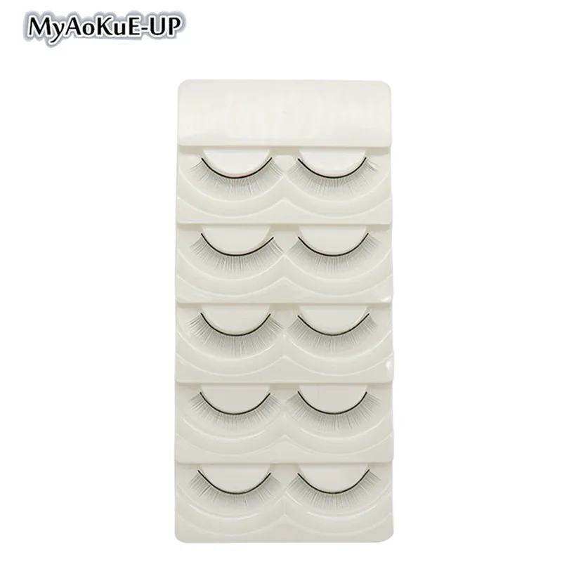 10 пар натуральные накладные ресницы многоразовые длинные Толстые Накладные 3 D