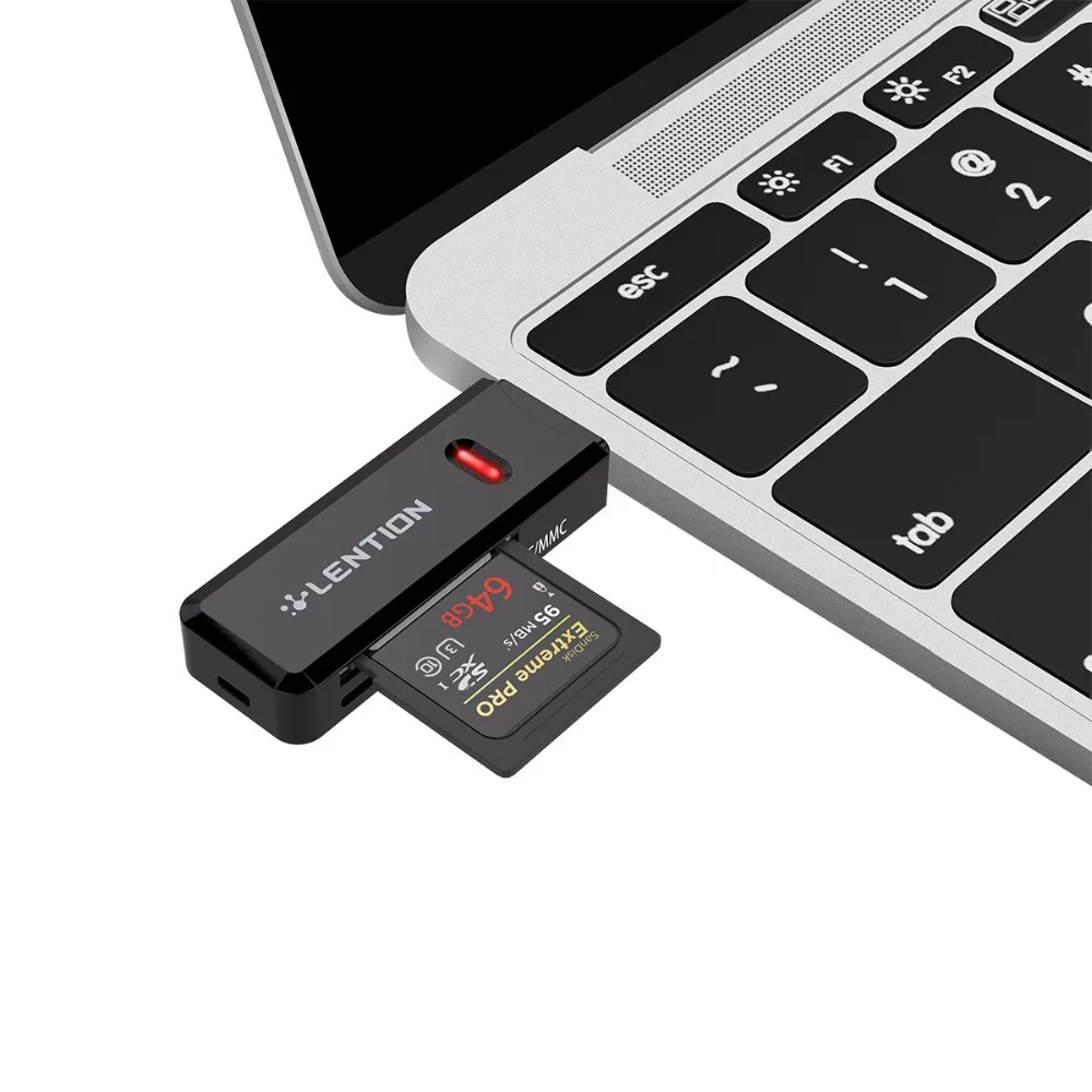 Lention USB 3 0 устройство чтения карт памяти для TF/SD/Micro SD карты черный белый цвет