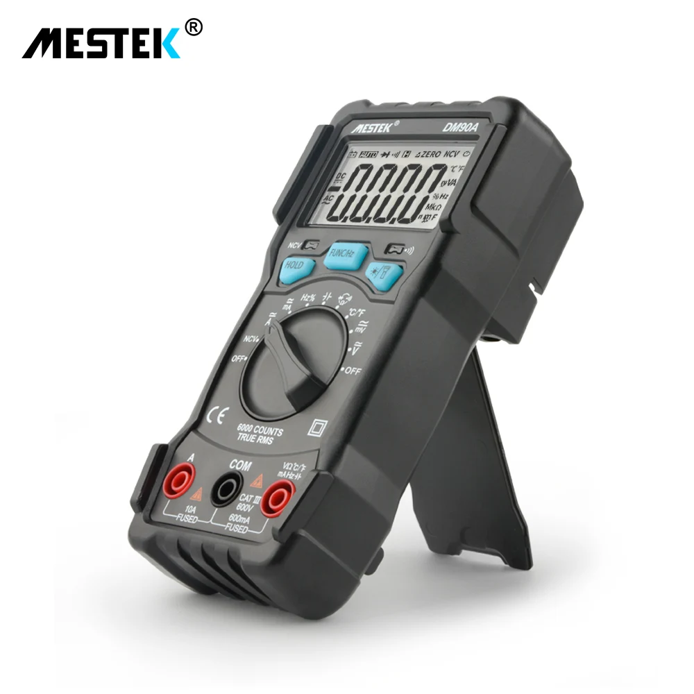 MESTEK DM90A Высокоточный мультиметр Цифровой мультиметр автоматический диапазон тестер многометровый лучше, чем DM90S мультиметр мультитестер