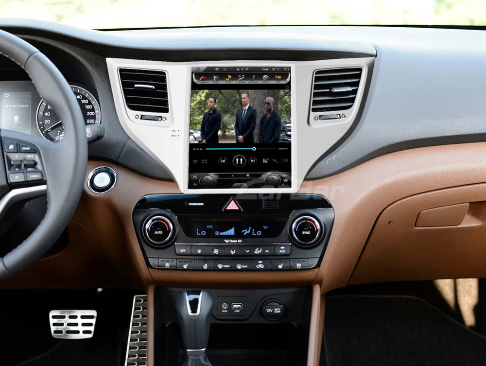 1" вертикальный экран Tesla стиль 1024*768 Android автомобильный DVD gps навигация радио аудио стерео плеер для hyundai Tucson