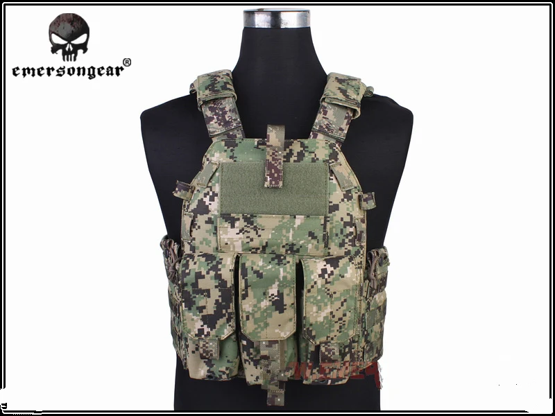 AOR2 Новинка, Emerson gear Molle, жилет для охоты, игры, тактический жилет, Airsoft Combat 094K M4, чехол, жилет, EM7356, мультикам, AOR1, черный - Цвет: AOR2