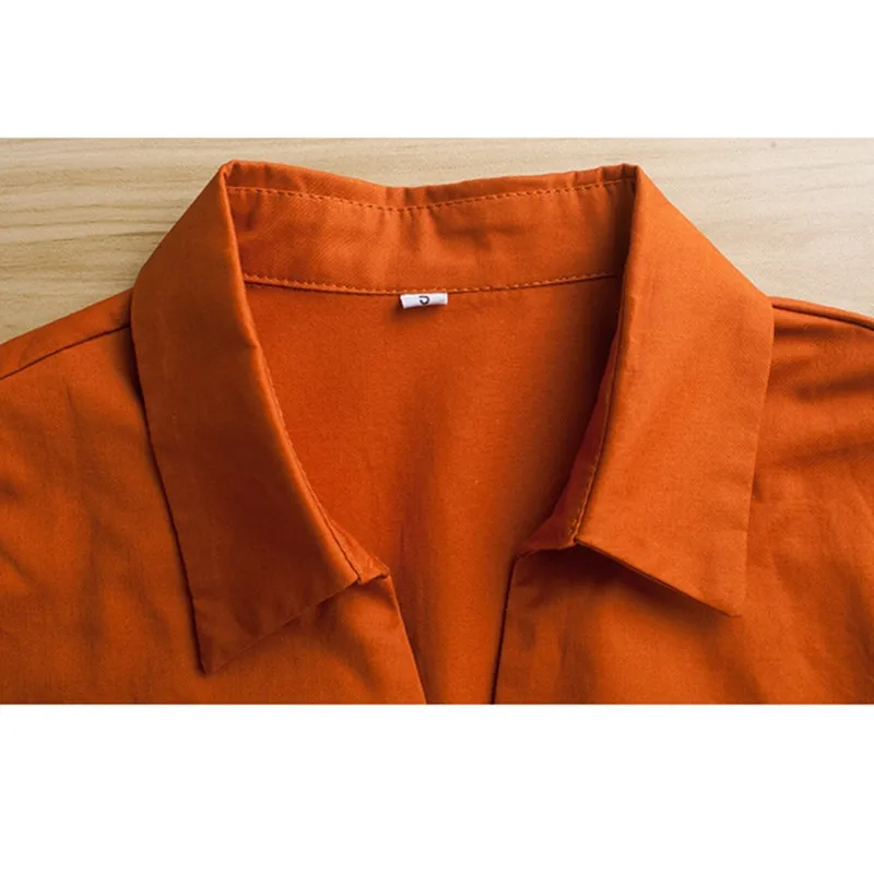 Женское платье-футболка средней длины с длинным рукавом и V-образным вырезом |