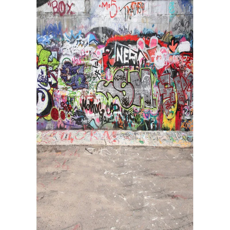 

F-3058 Graffiti Baby Newborn Child Fotografia Photo Background Vinyl