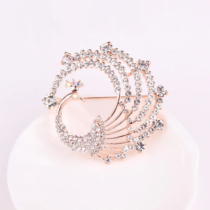 Брошь В Виде Короны с кристаллами|Броши| |
