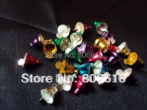 

600Pcs 8mm Copper Mixed Color Jingle Small Bells Fit Festival & Wedding Party Decoration Jewelry Pendants