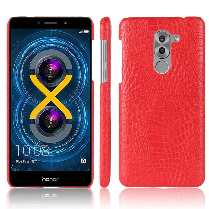 Huawei Mate 9 Lite чехол Mate9 5 искусственная кожа твердый пластиковый на заднюю панель для