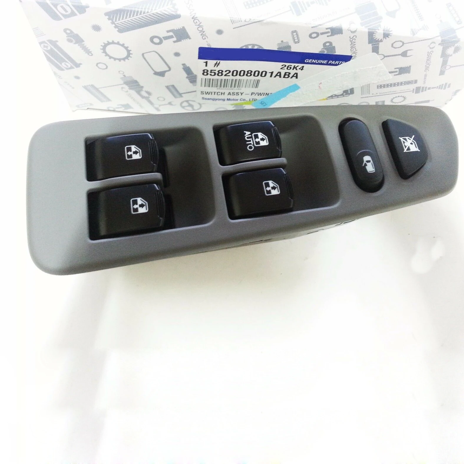 OEM 8582008001ABA серый стеклоподъемник контроллер передней двери стеклоподъемника Главный переключатель для Ssangyong Rexton 2001-2003 8582008001ABA