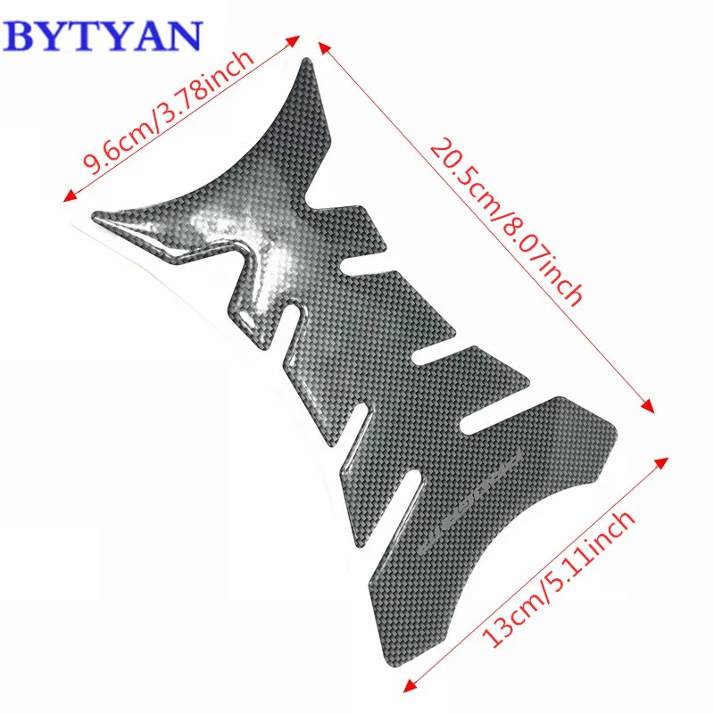 Бесплатная доставка 1 шт. Накладка для бака из углеродного волокна защита