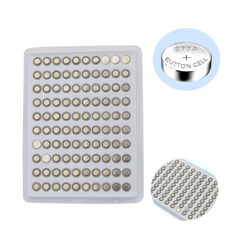 SRISAN 100 ⑤ упак. AG4 кнопочные аккумуляторы 1 55 V LR626 LR66 377 SR626SW 177 сотовые Часы игрушки