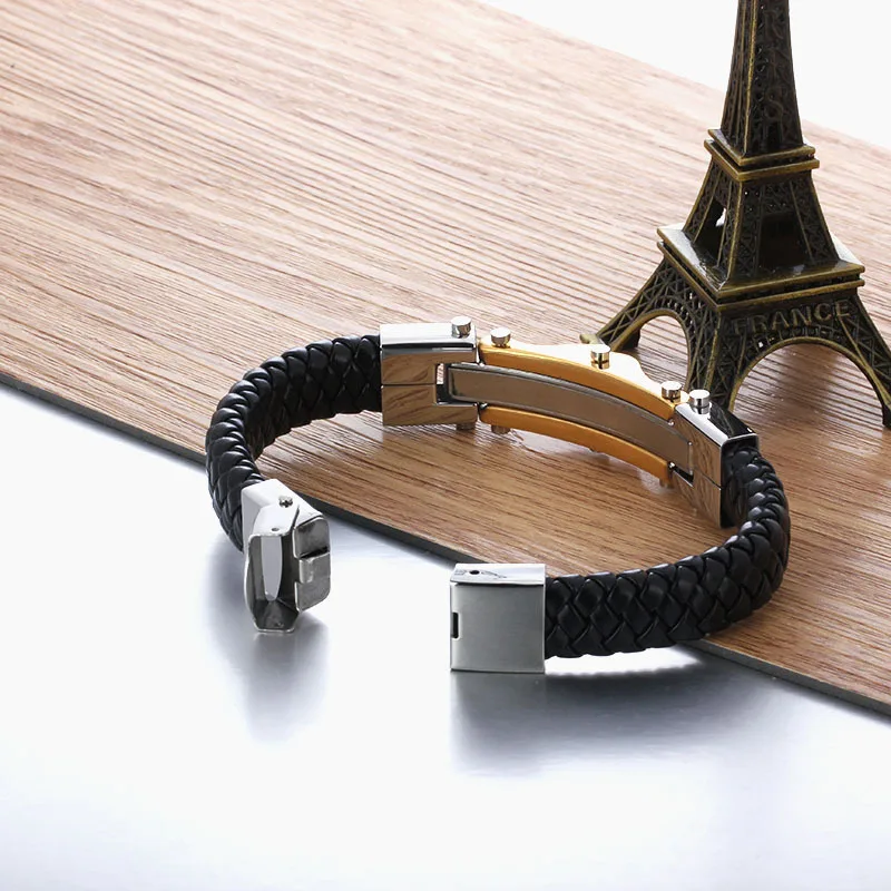 Роскошные новое ювелирные изделия оптовая продажа золотых цвета браслет из 316L