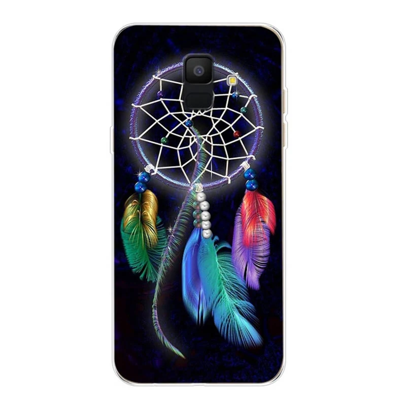 Прозрачный мягкий силиконовый чехол из ТПУ для Samsung Galaxy A600 A600F A6 2018 Чехлы E005 |