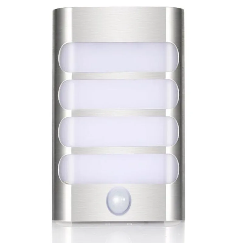2 pcs / lot Led PIR Motion Sensor Night Light Smart Creative Wall Lights For Fence Garden Corridor Warm White light Available | Лампы и