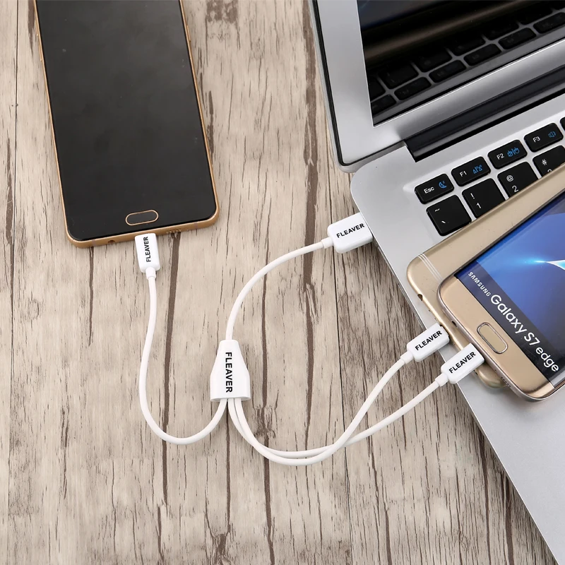 25 см 3 в 1 микро USB кабель питания устройства сразу|usb in usb|usb microcable usb |