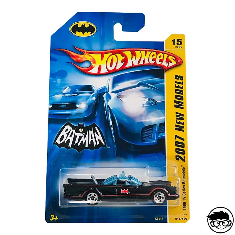 Горячие колеса 1966 ТВ серии Batmobile 2007 новые модели 15/180 длинной картой|Настольный