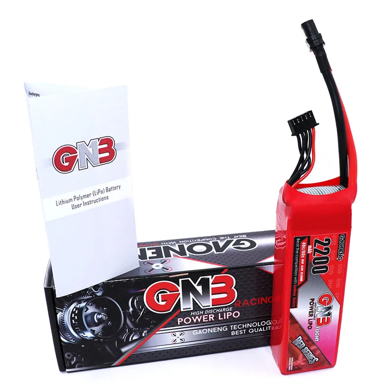 Gaoneng GNB 14.8V 2200mAh 4S 40C XT60 Plug Rechargeable Lipo Battery for RC Model | Игрушки и хобби