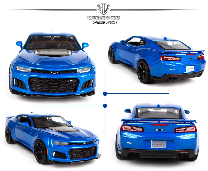 Maisto 1:24 Chevrolet Camaro ZL1 синий красный винный спортивный автомобиль литая модель автомобиля игрушка Новинка в коробке Новое поступление 31512