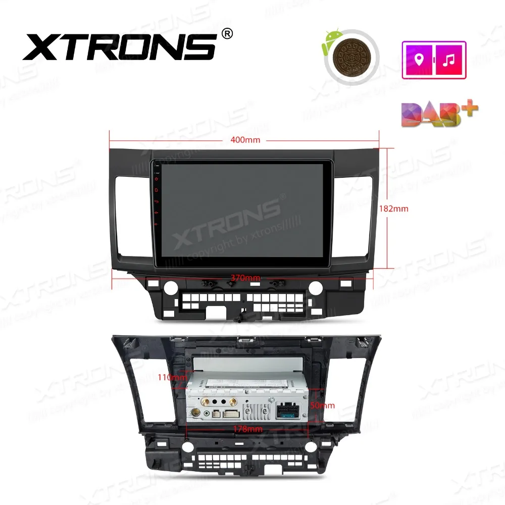XTRONS 10 1 &quotAndroid 8 автомобильный стерео плеер GPS радио для Mitsubishi Lancer Evolution 2007 2008 2009 2010