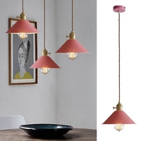 modern pendant light for kitchen island pink metal lighting fixtures bedroom lights office ceiling lamp bar pendant lamps