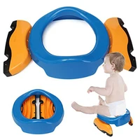 baby portable toilet training seat chamber foldable plastic potty chair for children outdoor travel kids trainers 032