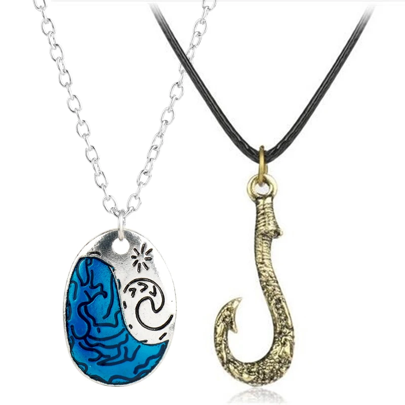 Ожерелье из ракушек чокер для женщин и мужчин подвеска с рыбьим крючком ожерелье