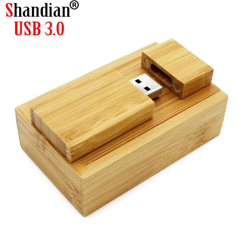 Carbonized with box SHANDIAN USB 3,0 деревянный usb+ коробка usb флэш-накопитель 4 ГБ 8 ГБ 16 ГБ 32 ГБ свадебная фотография подарок(более 10 шт. бесплатный логотип - Цвет: Carbonized with box