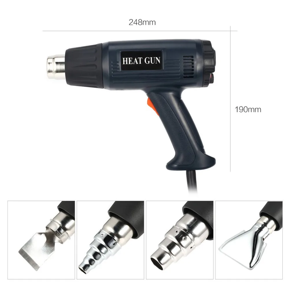 987 2000 Вт ЖК-дисплей Промышленный Электрический фена терморегулятор тепловые