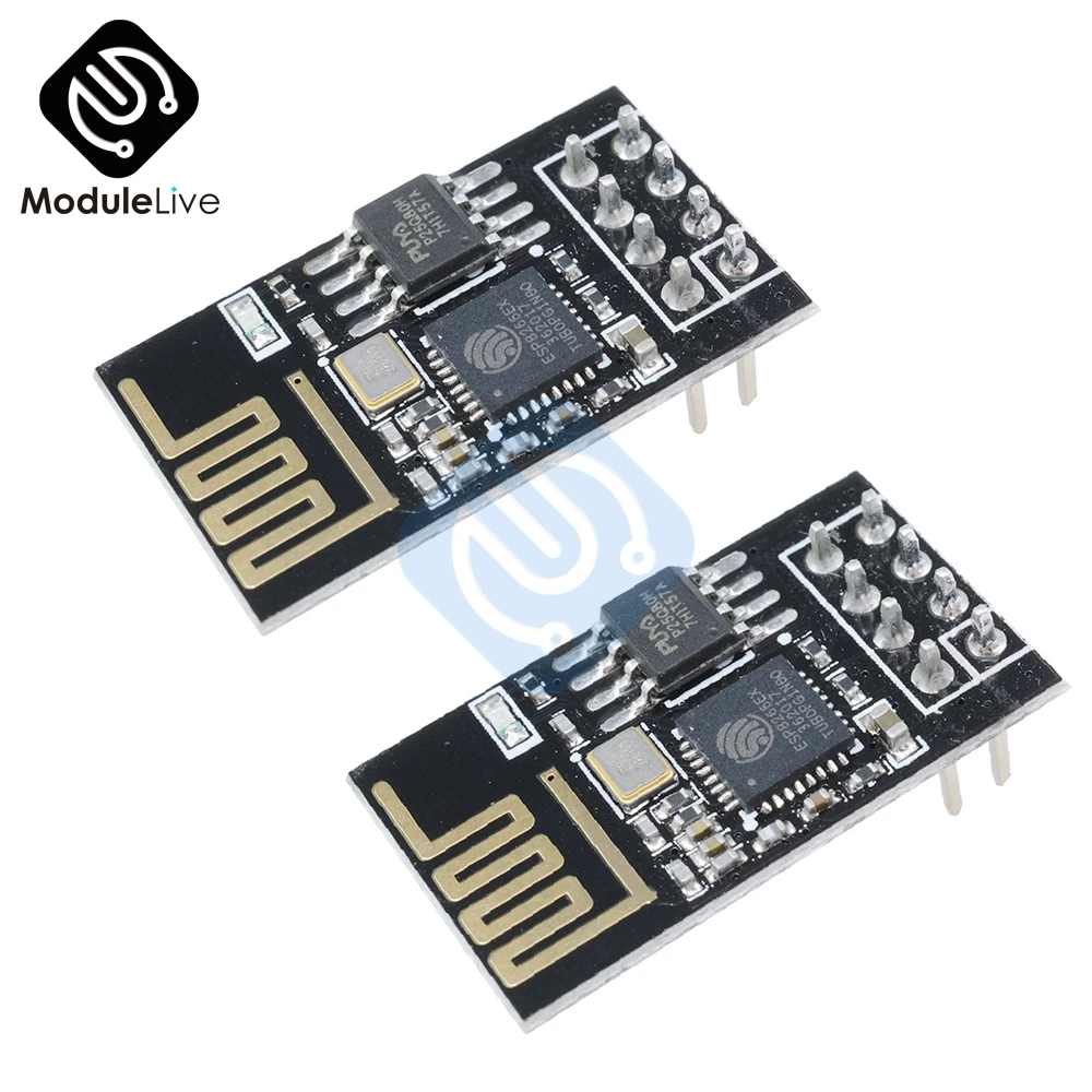 2 шт. Φ ESP8266 последовательный модуль Wi Fi ESP 01 обновленная Беспроводная плата