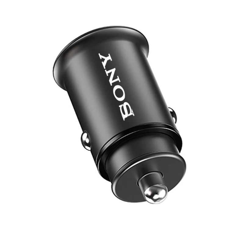 BONY 2.4A быстрое зарядное устройство автомобильное зарядное устройство двойной USB автомобильный адаптер зарядного устройства для телефона в автомобиле мини USB Автомобильное зарядное устройство для мобильного телефона планшета gps - Тип штекера: CZ black