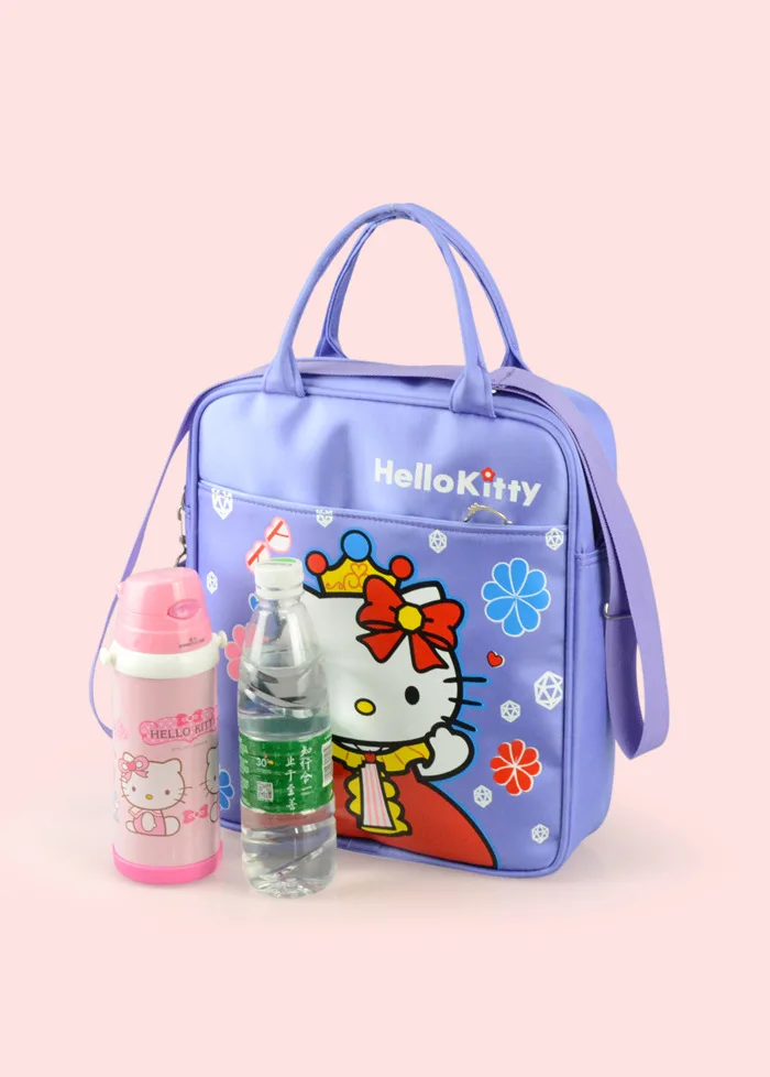 Новая Трехцветная сумка hello kitty, Высококачественная сумка-мессенджер из ткани Оксфорд, KW-2128