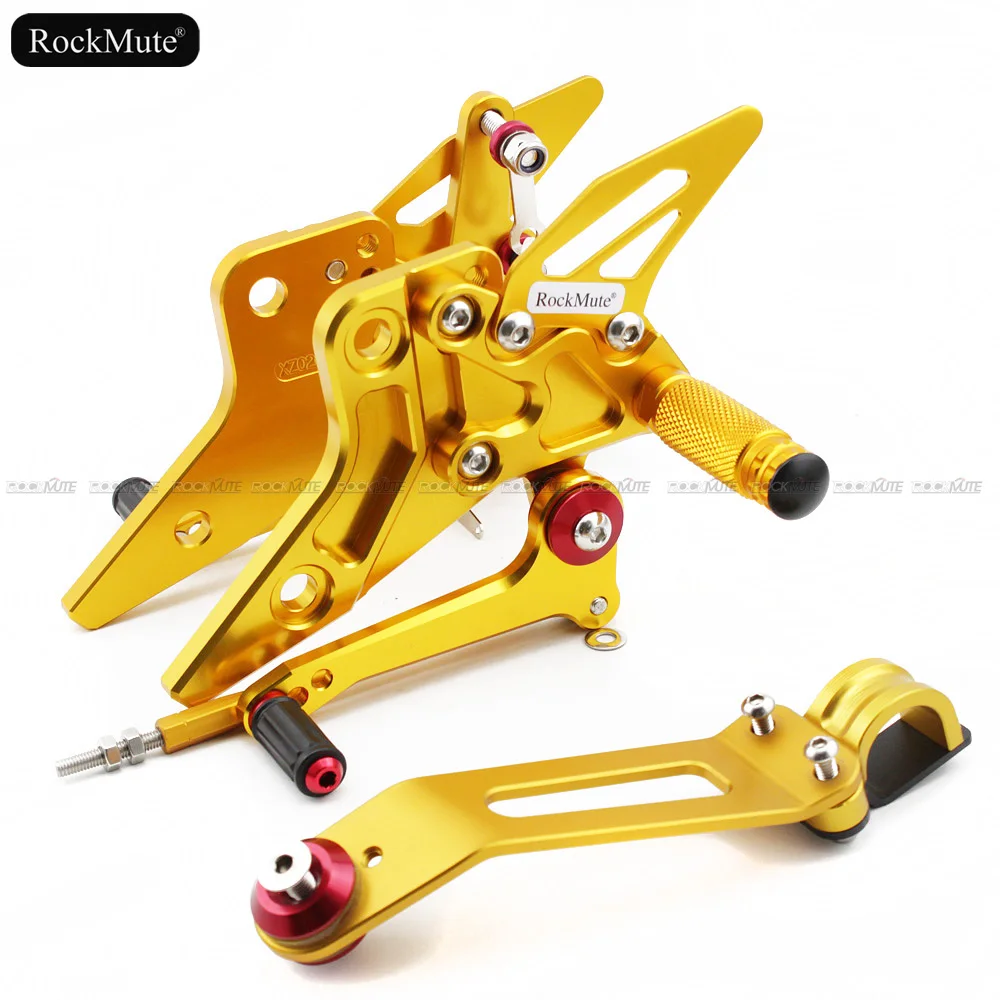 Мотоцикл Rearsets для Kawasaki Z800 2013 2014 2015 2016 CNC регулируемая подножка рычаг переключения