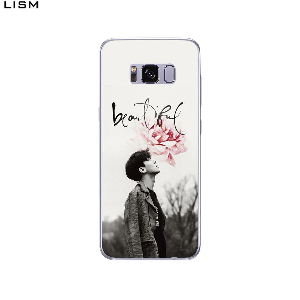 Жесткий чехол LISM Kpop exo Lucky one для samsung Galaxy A5 A3 2015 2016 2017 A8 2018 Note 9 8|Чехлы-накладки| |