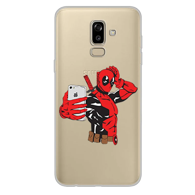 ciciber Phone Case for Samsung Galaxy J5 J6 J7 J8 Soft Cover J4 J3 J2 J1 Prime Core Plus 2016 2017 2018 Deadpool |