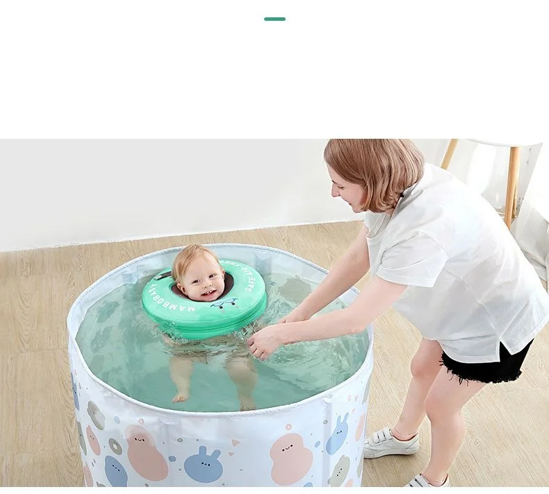 Mambobaby Твердые безопасности не нужно надувные детские плавающие шеи кольцо поплавок для аксессуаров детский бассейн