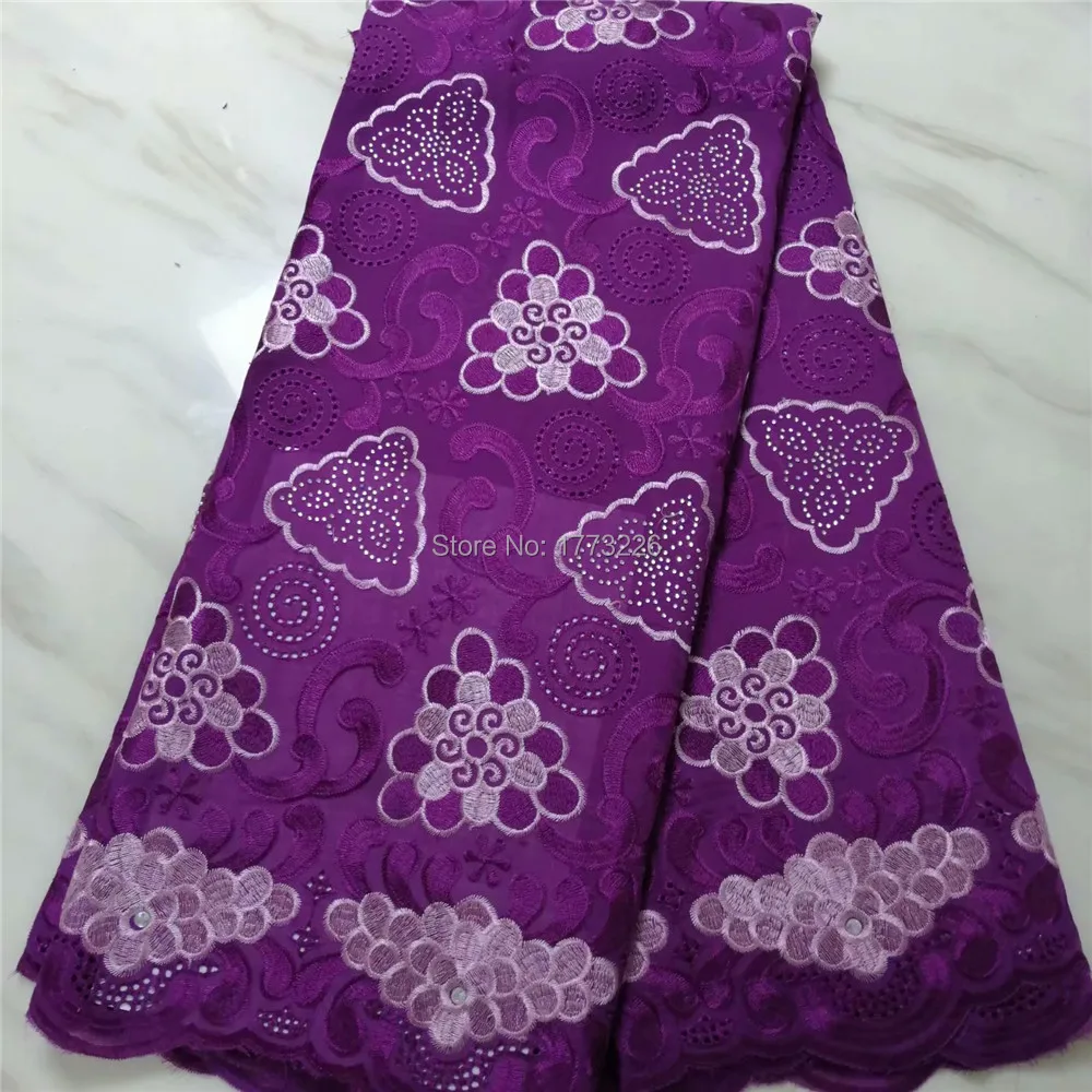 

New High Quality African Lace Fabric 2019 Fashion Swiss Voile Laces In Switzerland Cotton Dry Lace African Dresses For Women PS