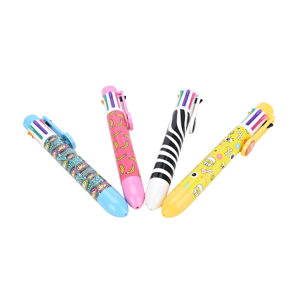 Восемь цветов красивая разноцветная ручка многофункциональная цветная