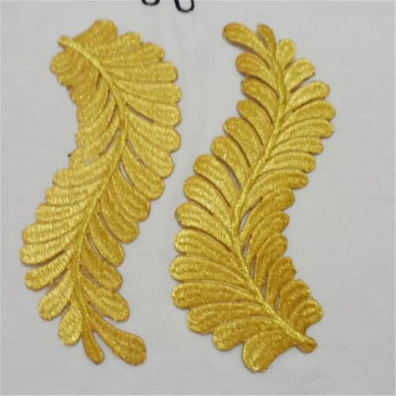 10 пар зеркальных железная Золотая мандарина венецианская Кружевная аппликация