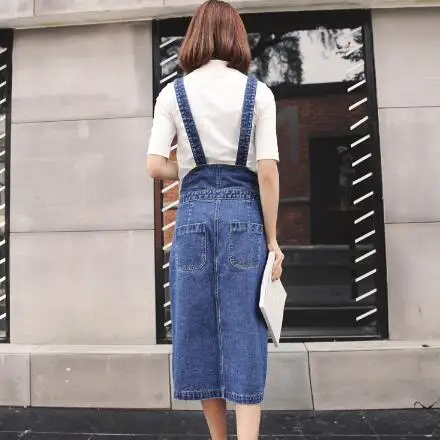 Женское джинсовое платье pring длинное однобортное платье-сарафан модель DF295 на