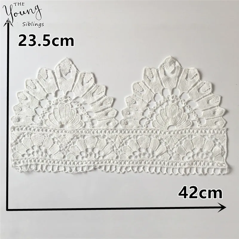 Новое поступление вышивка аппликация декольте DIY кружевной воротник