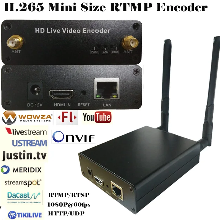 

Кодировщик U8Vision H.265 HEVC Wi-Fi HDMI для потоковой передачи видео кодировщик HDMI передатчик в реальном времени широковещательный кодер беспроводной H265 iptv кодировщик