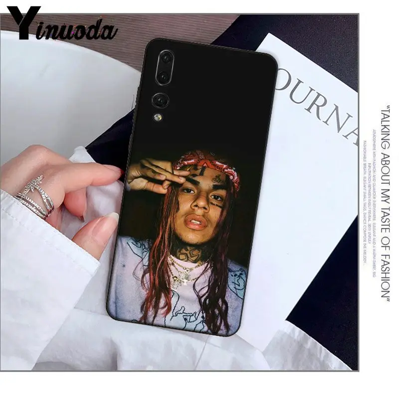 Yinuoda хип-хоп рэппер Tekashi 69 6ix9ine красивые аксессуары для телефона чехол Huawei Mate10 Lite P20