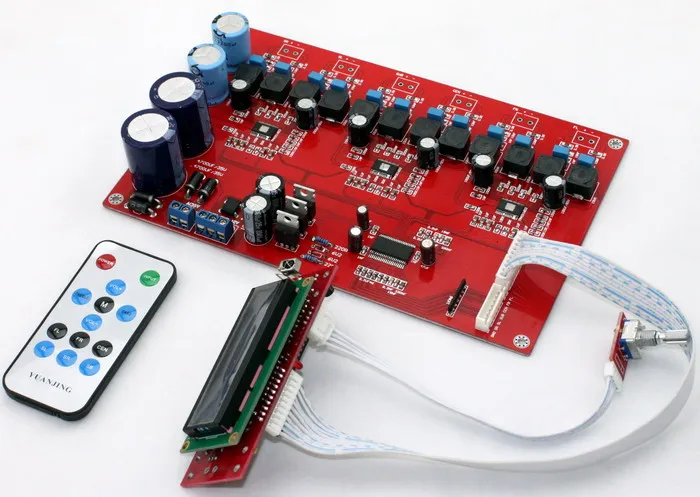 AC15V 300W TPA3116(3 шт.) + M62446 5 1 50WX6 D 6 канальный пульт дистанционного управления Плата