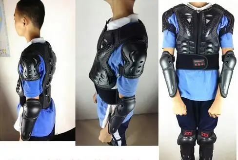 Бесплатная доставка защитное снаряжение для мотоцикла Детская армированная