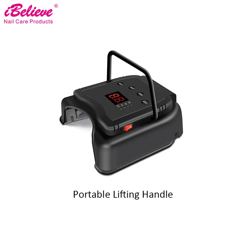 IBelieve профессиональная 48 Вт УФ светодиодная лампа для ногтей лучшая гелевая сушки